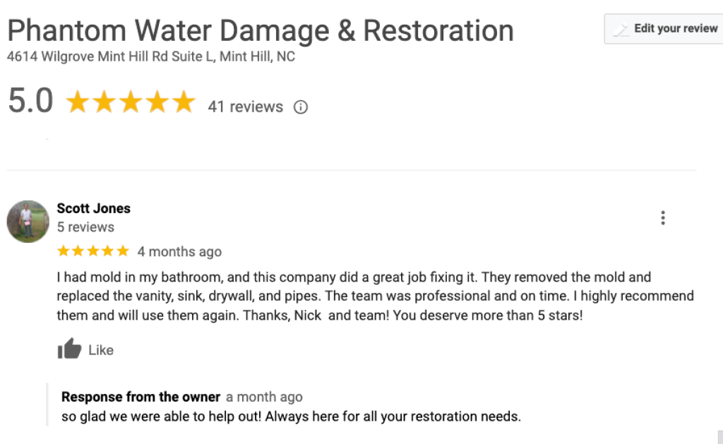 water damage restoration, fire damage, mold remediation, restoration company, charlotte nc